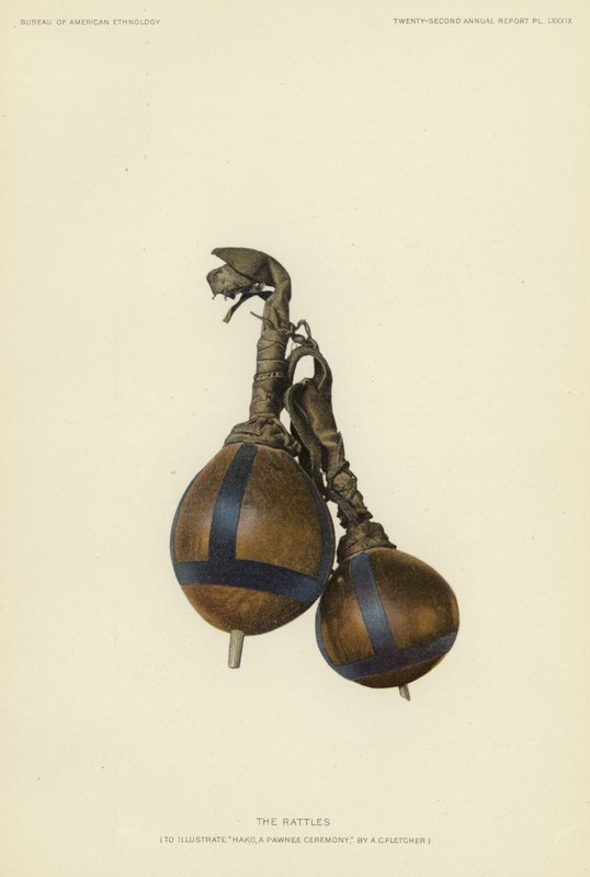 Les hochets (lithographie couleur) - American School