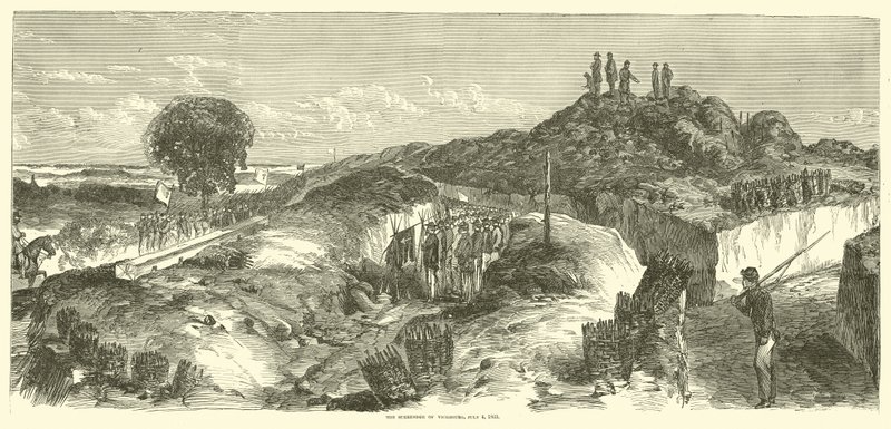 La reddition de Vicksburg, 4 juillet 1863, juillet 1863 - American School