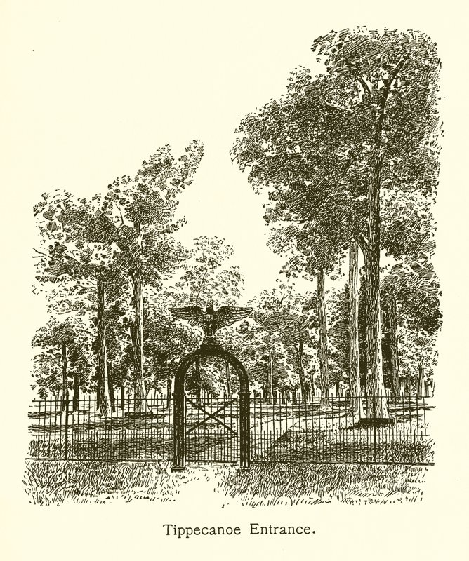 Entrée de Tippecanoe, Général William Henry Harrison - American School