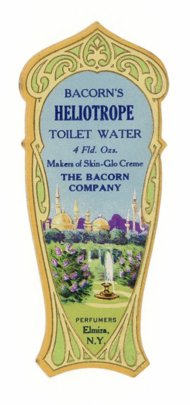 Étiquette Eau de Toilette, Héliotrope - American School