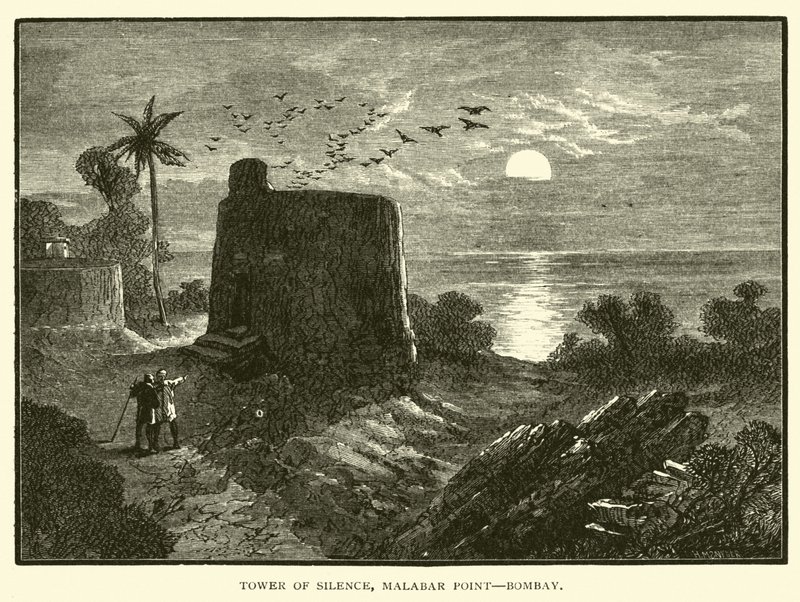 Tour du Silence, Malabar Point, Bombay - American School