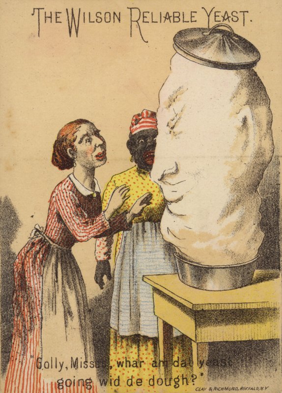 Deux femmes choquées par la pâte levée - American School