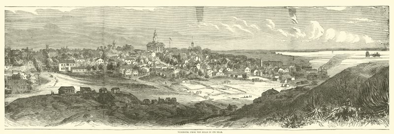 Vicksburg depuis les collines à l