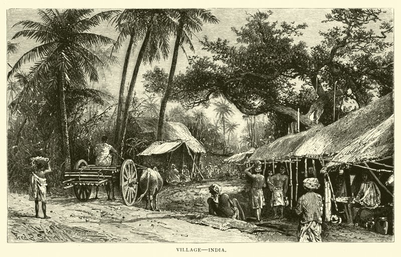 Village, Inde - American School