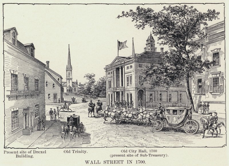 Wall Street en 1700 - American School