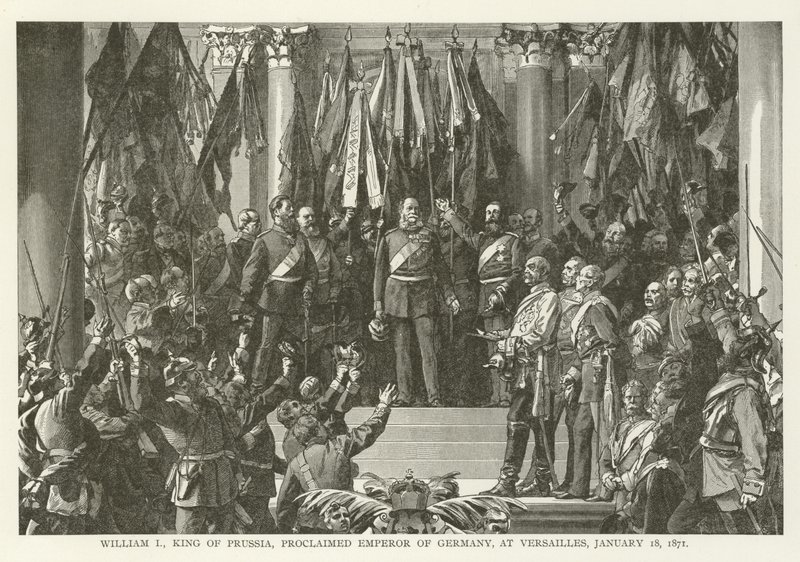 Guillaume Ier, roi de Prusse, proclamé empereur d