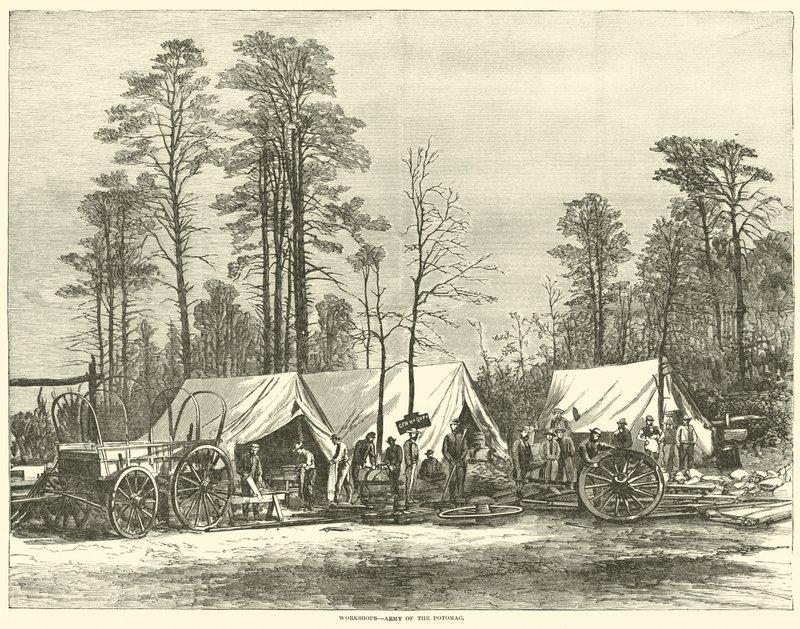 Ateliers, armée du Potomac, mai 1864 - American School