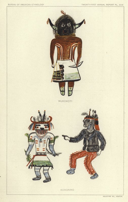 Wukokoti, Kohonino (lithographie couleur) - American School