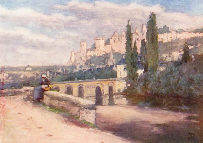 Chinon depuis le quai - Amy B. Atkinson