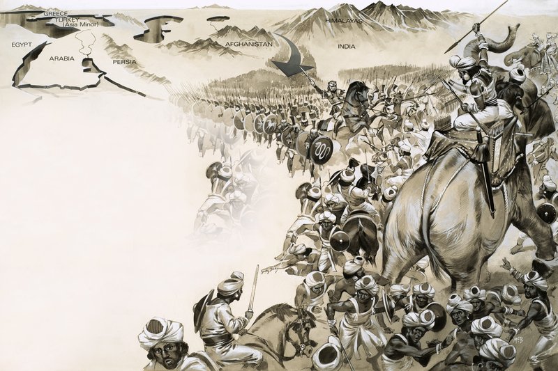 Alexandre le Grand envahit l