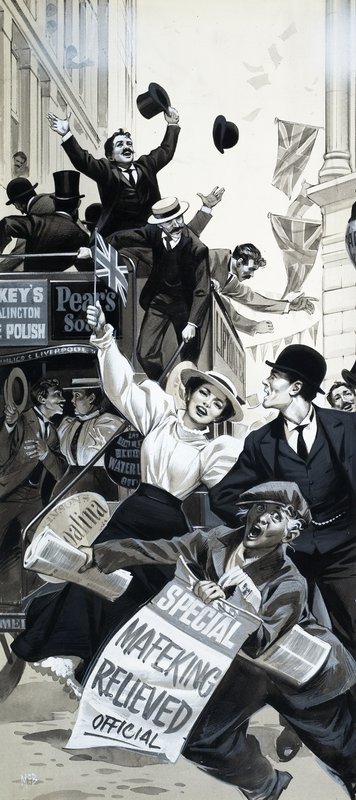 Comment la nouvelle est tombée : Le secours de Mafeking - Angus McBride