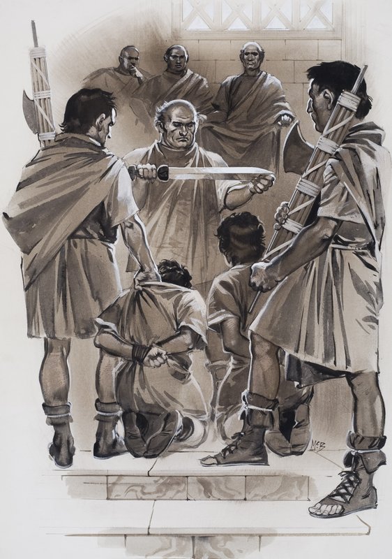 Lucius Junius Brutus (gouache sur papier) - Angus McBride