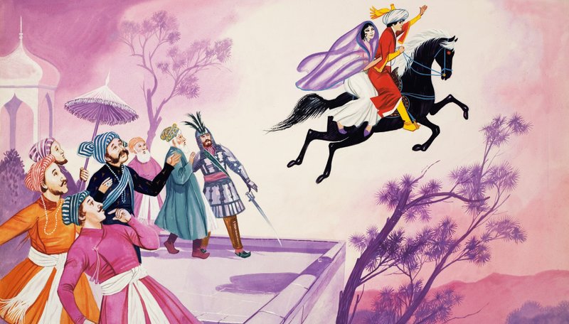 Cheval magique - Angus McBride