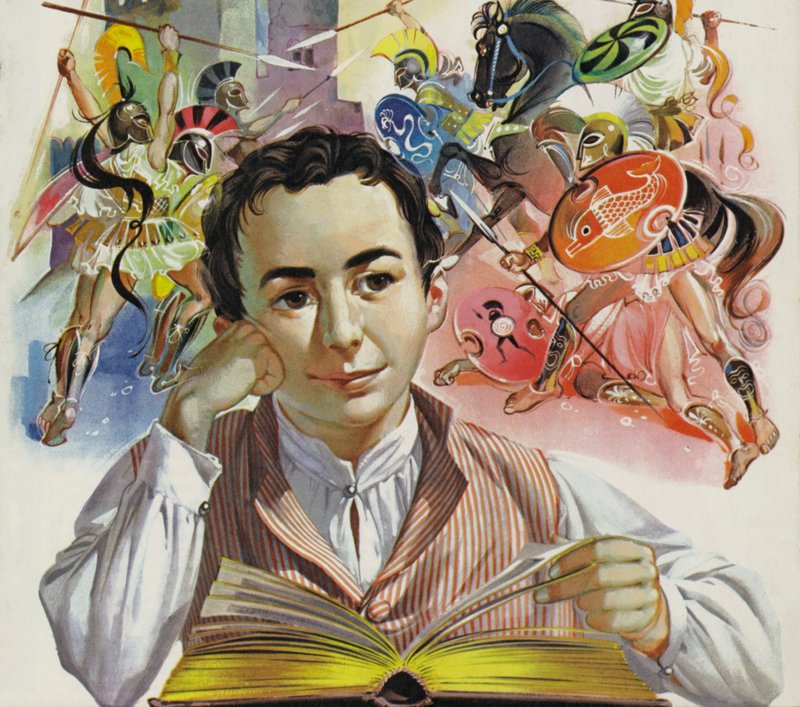 Le jeune Heinrich Schliemann rêvant d