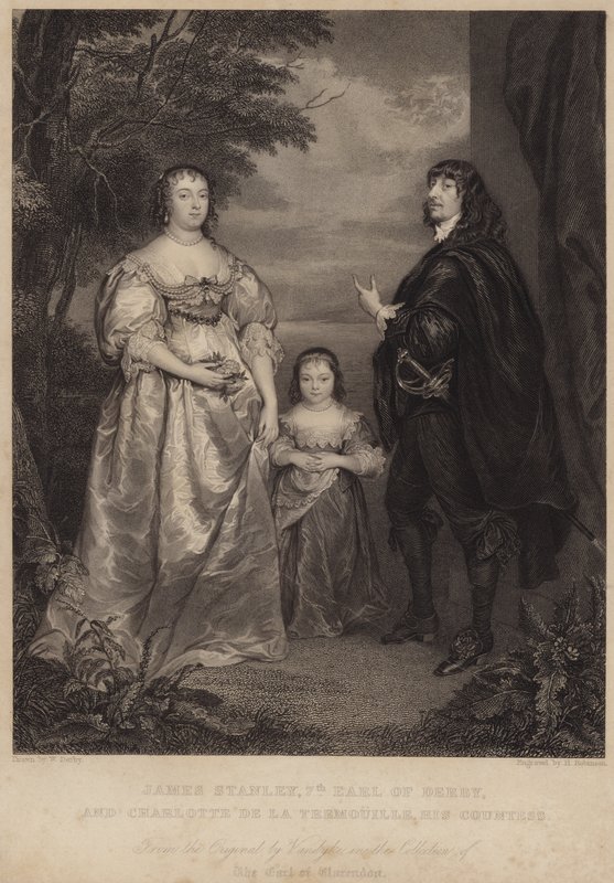Portrait du Comte de Derby et de la Comtesse de Derby - Anthony van Dyck