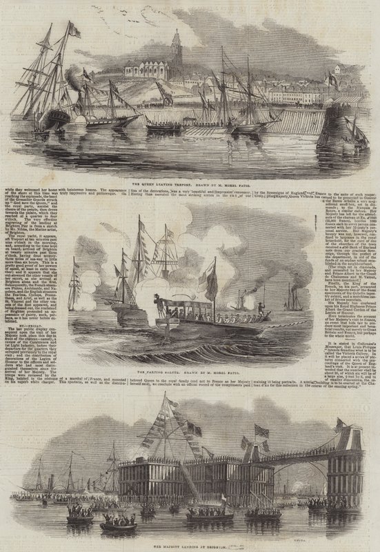 La visite de Sa Majesté en France - Antoine Leon Morel Fatio