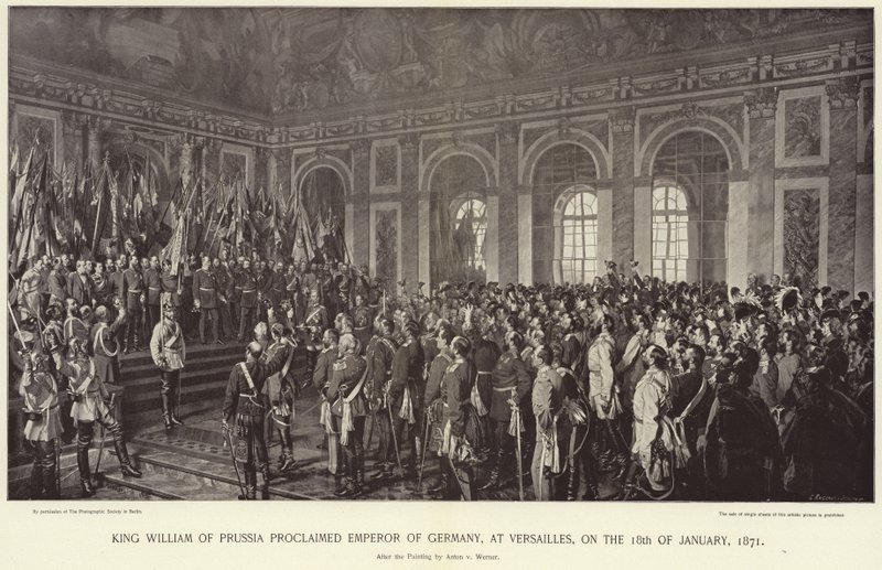 Le roi Guillaume de Prusse proclamé empereur d