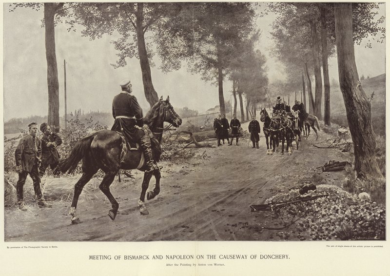 Rencontre de Bismarck et Napoléon sur la chaussée de Donchery - Anton Alexander von Werner