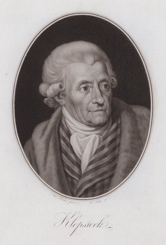 Friedrich Gottlieb Klopstock, poète allemand - Anton Hickel