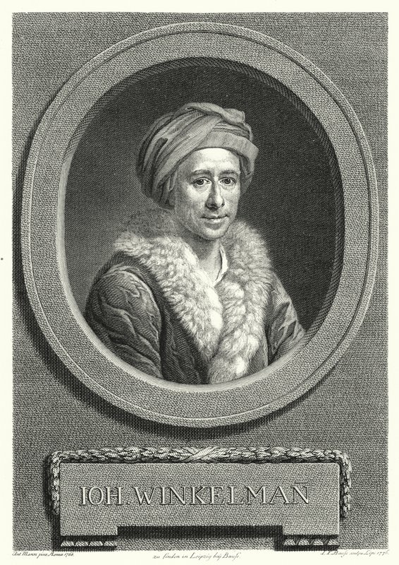 Johann Joachim Winckelmann, historien de l