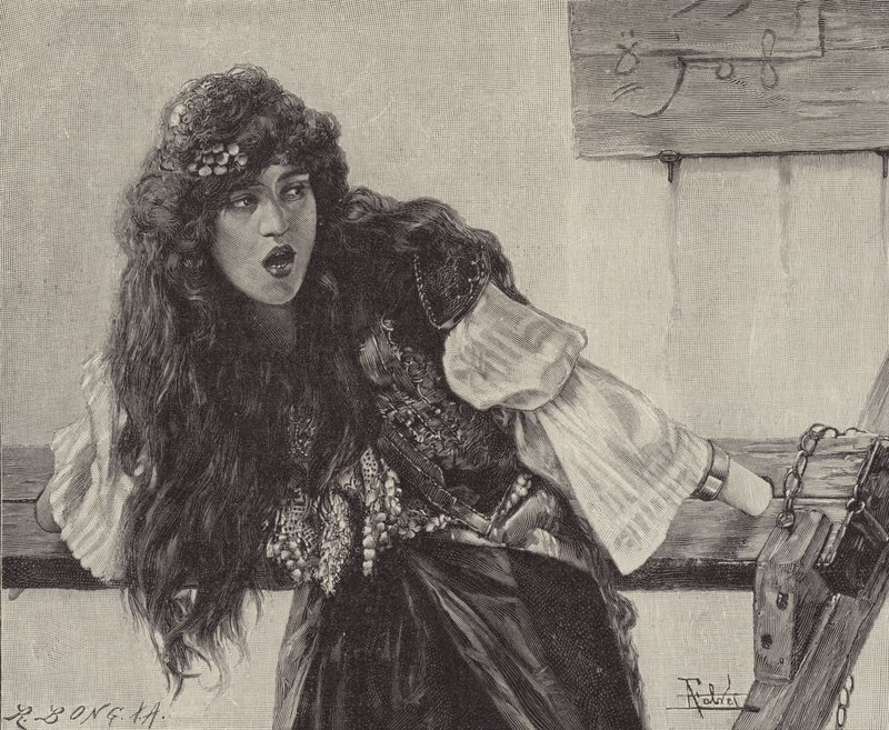 Le Calomniateur (gravure) - Antonio Maria Fabres y Costa