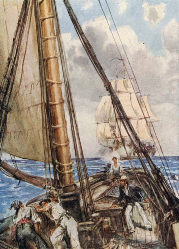 Capture du négrier La Jeune Estelle par une frégate britannique - Arthur David McCormick