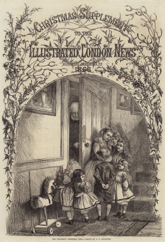Le chant de Noël des enfants - Arthur Boyd Houghton
