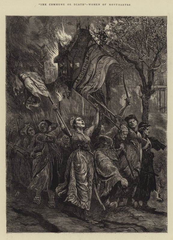 La Commune ou la Mort, Femmes de Montmartre - Arthur Boyd Houghton