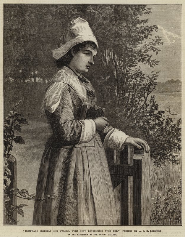 Elle marchait sereinement vers la maison, avec la bénédiction de Dieu sur elle - Arthur C. H. Luxmoore