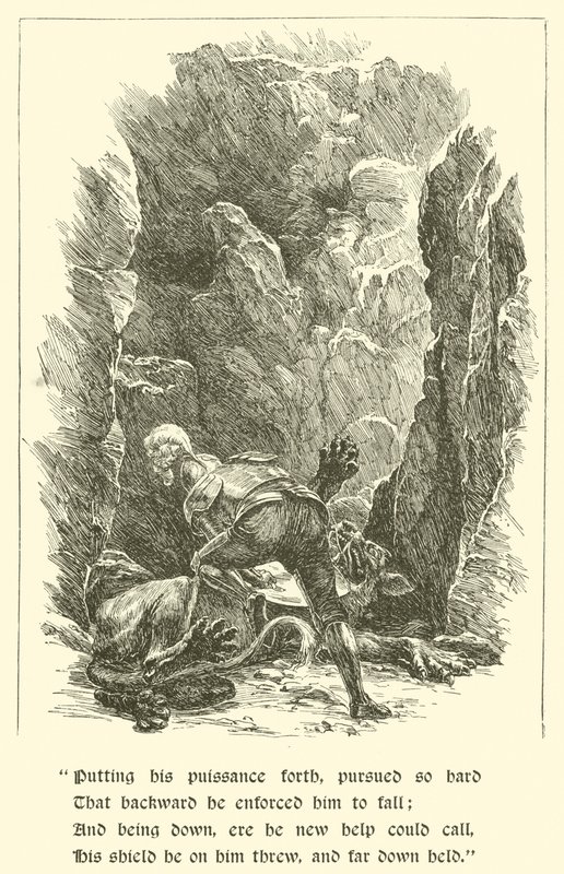 Sir Calidore, chevalier de courtoisie, la bête aux mille langues - Arthur George Walker