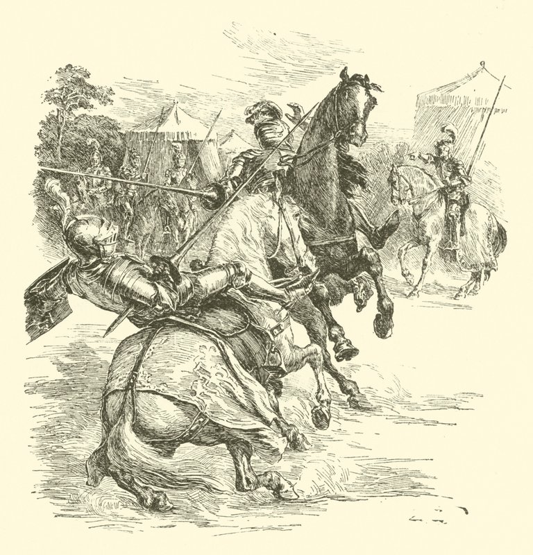 La Légende de Britomart, Le Tournoi - Arthur George Walker