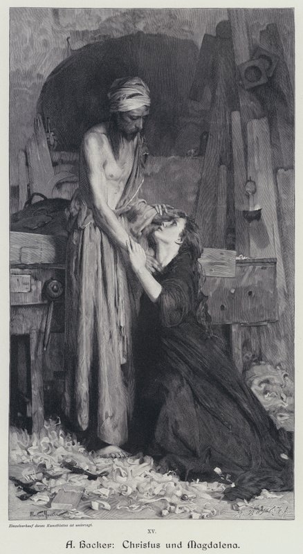 Christ et la Madeleine - Arthur Hacker