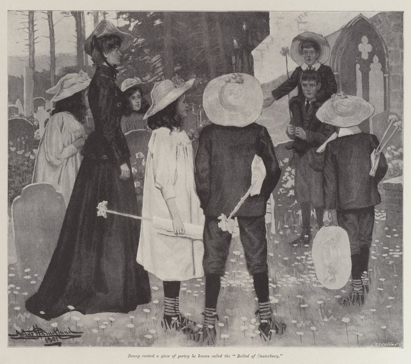 Les pèlerins de Canterbury, par E Nesbit - Arthur Herbert Buckland