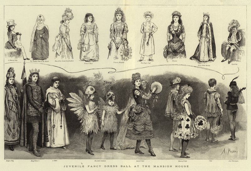 Bal costumé pour enfants à la Mansion House - Arthur Hopkins