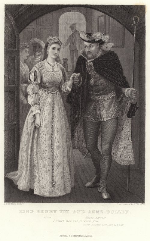 Le roi Henri VIII et Anne Bullen, Le roi Henri VIII, Acte I, Sc IV - Arthur Hopkins