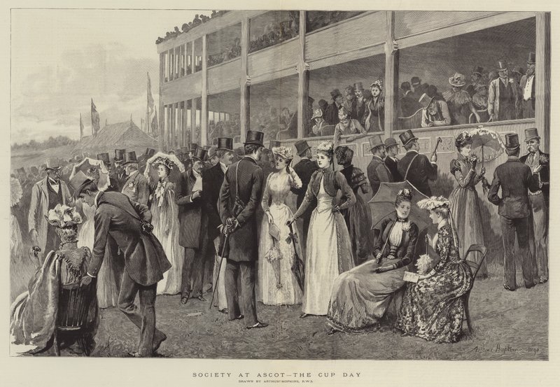 La société à Ascot, le jour de la coupe - Arthur Hopkins