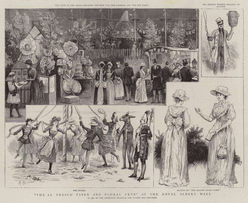 La fête en plein air et la fête florale au Royal Albert Hall - Arthur Hopkins