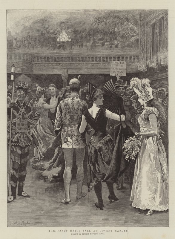 Le bal costumé à Covent Garden - Arthur Hopkins