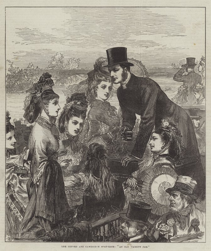 La course de bateaux Oxford et Cambridge, un ancien rameur universitaire - Arthur Hopkins