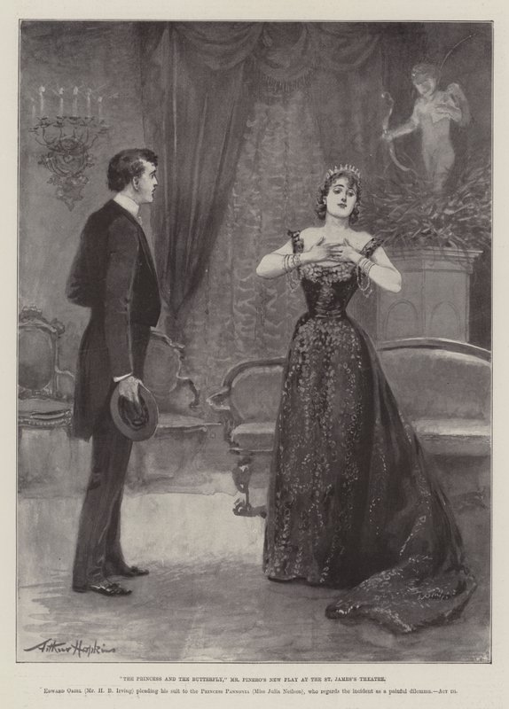 La Princesse et le Papillon, la Nouvelle Pièce de M. Pinero au Théâtre St James - Arthur Hopkins