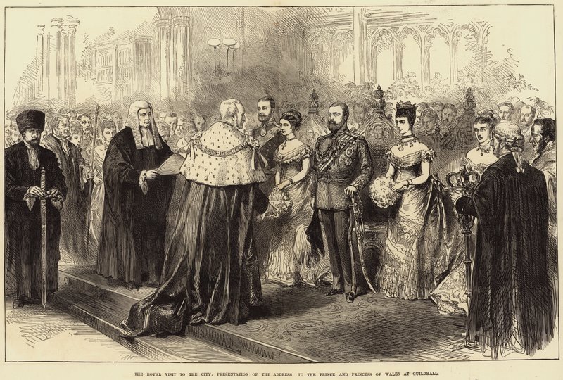La visite royale à la ville, présentation de l