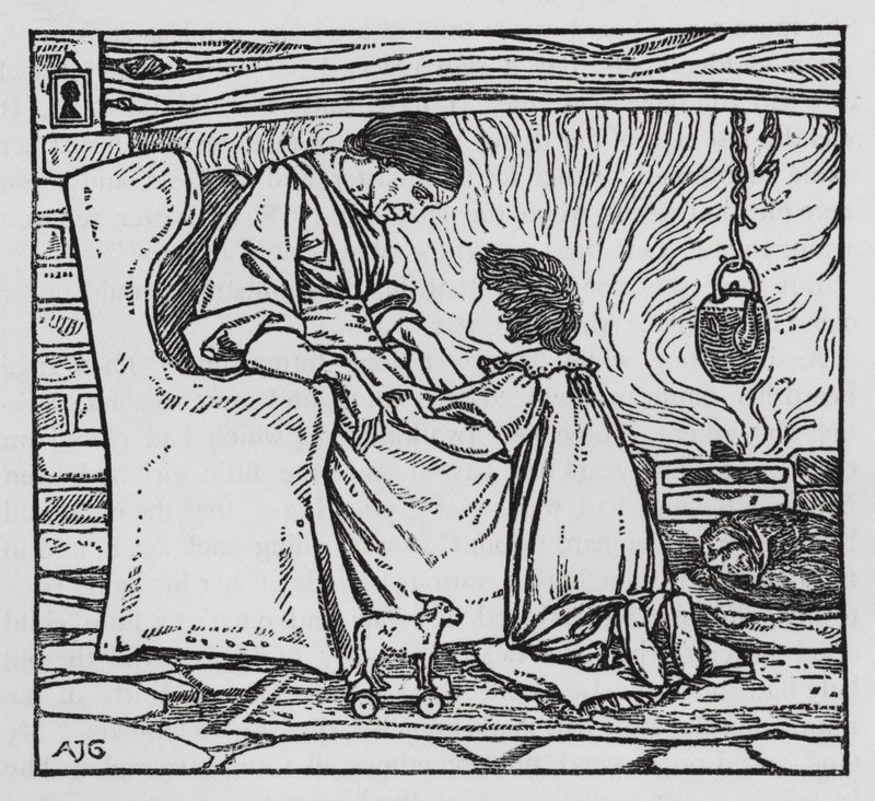 Hans Christian Andersen : La fille qui marcha sur le pain - Arthur Joseph Gaskin