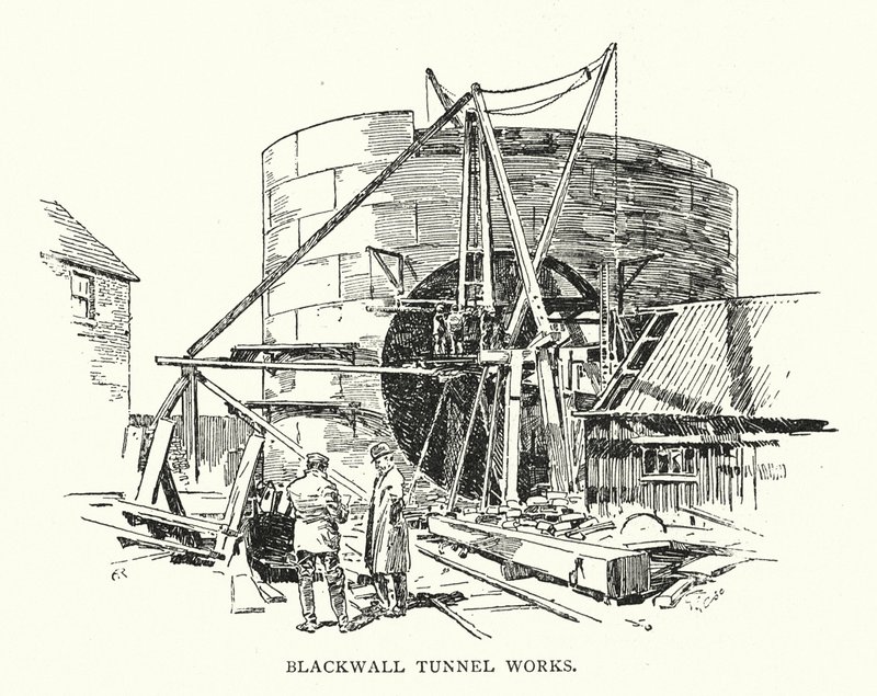 Travaux du tunnel de Blackwall - Arthur Moreland