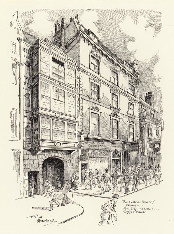 La façade Holborn de Gray