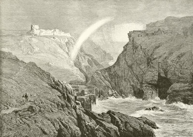 Les ruines du château du Roi Arthur - Arthur Percy Dixon