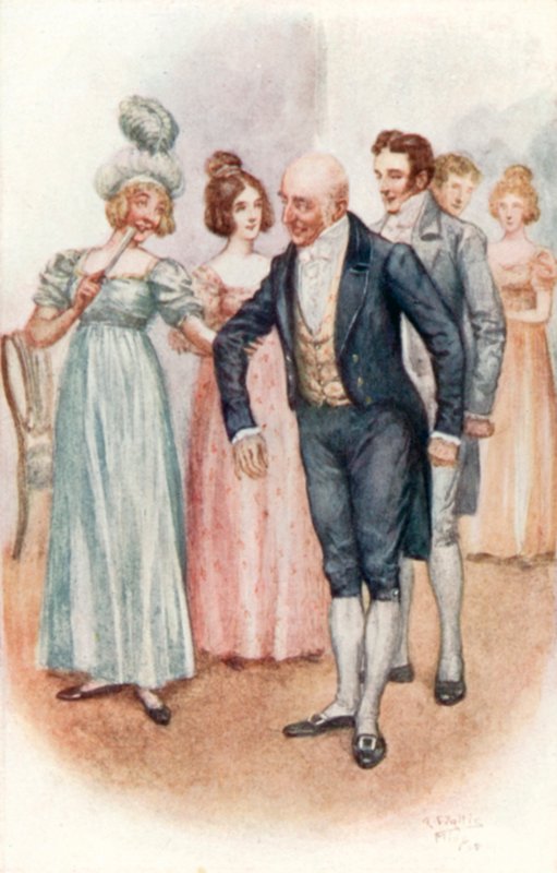 Illustration pour Emma de Jane Austen - Arthur Wallis Mills
