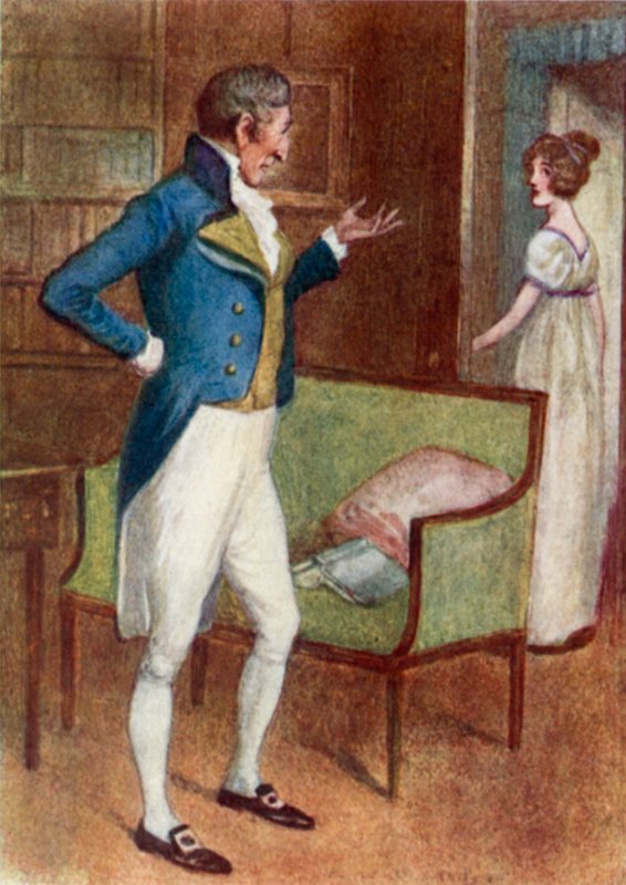 Illustration pour Orgueil et Préjugés de Jane Austen - Arthur Wallis Mills