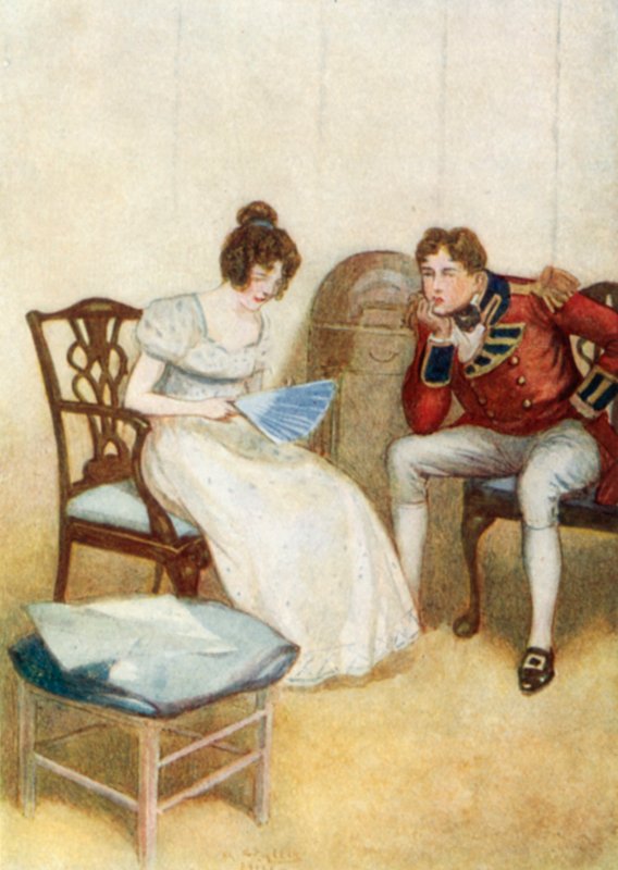 Illustration pour Orgueil et Préjugés de Jane Austen - Arthur Wallis Mills