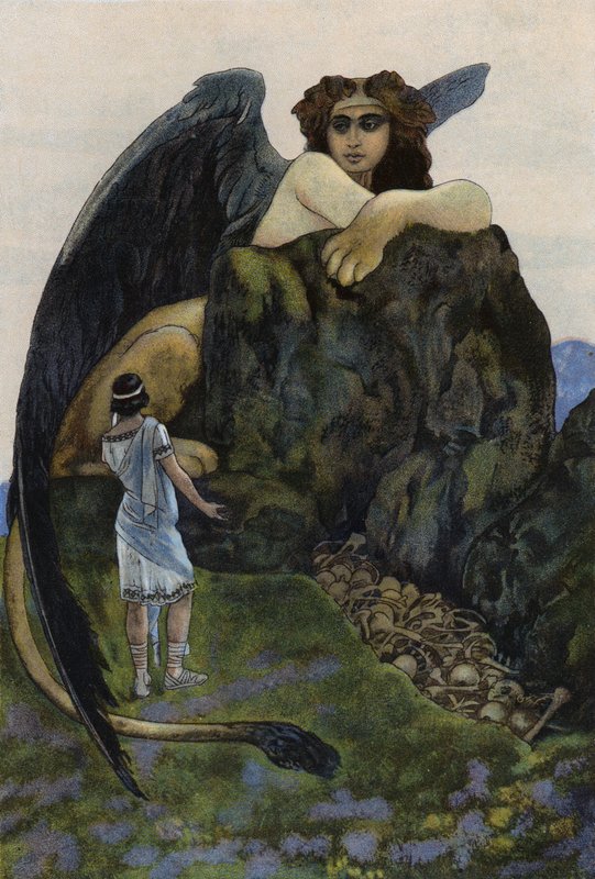 Œdipe et le sphinx - Artus Scheiner