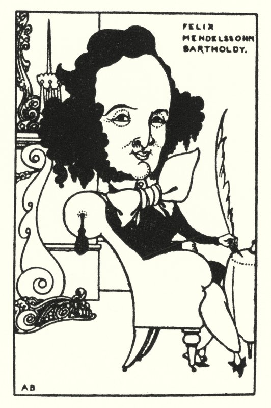 Felix Mendelssohn Bartholdy - Aubrey Beardsley